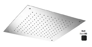 Верхний душ, Almar, Shower Heads built-n, 498*498, цвет-черный матовый (Товар заказной, возврату не подлежит)