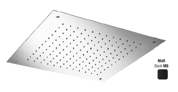 Верхний душ, Almar, Shower Heads built-n, 498*498, цвет-черный матовый (Товар заказной, возврату не подлежит)
