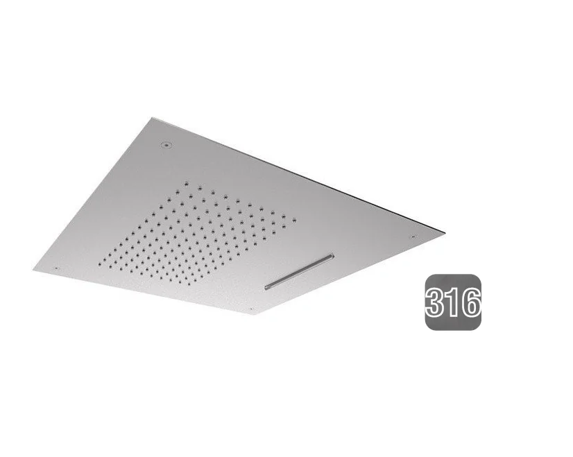 Верхний душ, Almar, Shower Heads built-n, 498*498, цвет-Gun Metal Brushed PVD (Товар заказной, возврату не подлежит)