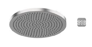 Верхний душ, Almar, 316 Stalnless Steel, 232*232, цвет-316 Stainless Steel (Товар заказной, возврату не подлежит)