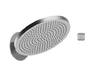 Верхний душ, Almar, 316 Stalnless Steel, 232*232, цвет-Stainless Steel AISI 316 (Товар заказной, возврату не подлежит) — иконка