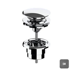 Донный клапан, Almar, для раковин, 1 1/4", цвет-Gun Metal Brushed PVD (ПРОДАЕТСЯ ТОЛЬКО В КОМПЛЕКТЕ С ОСНОВНЫМ ИЗДЕЛИЕМ) (Товар заказной, возврату не подлежит)