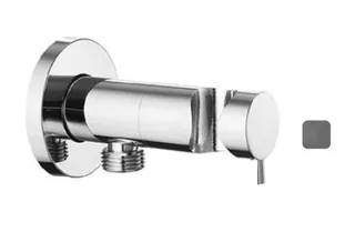 Шланговое подсоединение, Almar, Shut Off, цвет-Gun Metal Brushed PVD (Товар заказной, возврату не подлежит)