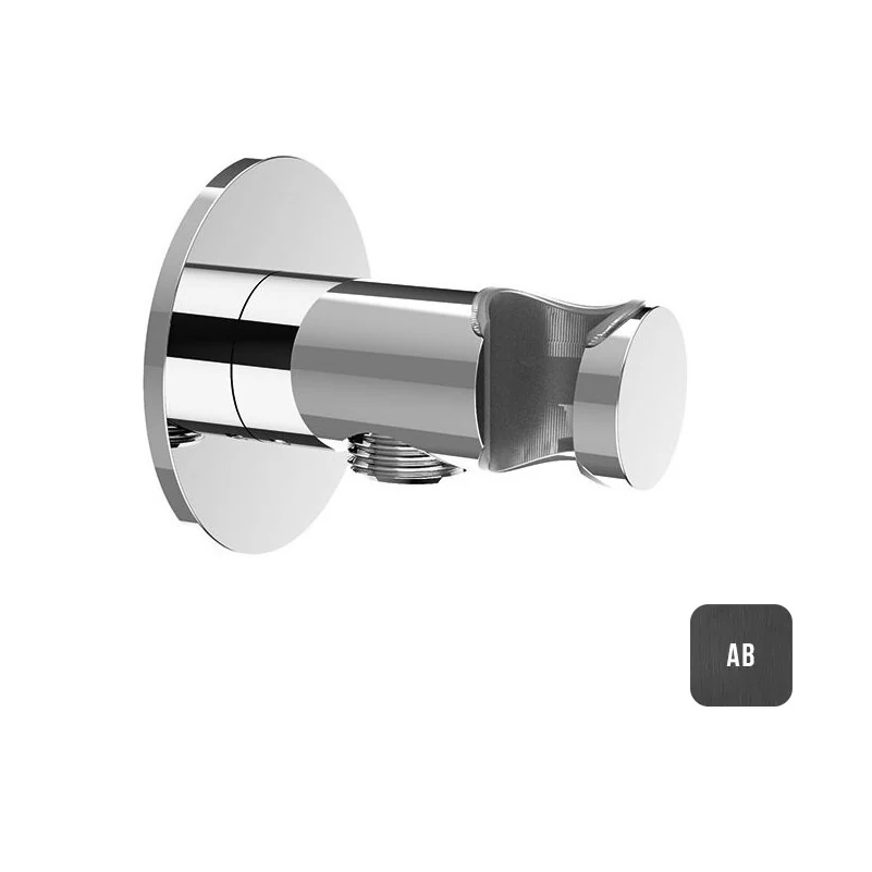 Шланговое подсоединение, Almar, Showers Accessories, цвет-Absolute Black Brushed PVD (Товар заказной, возврату не подлежит)
