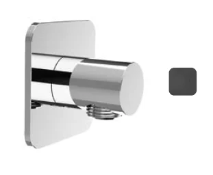 Шланговое подсоединение, Almar, Showers Accessories, цвет-Absolute Black Brushed PVD (Товар заказной, возврату не подлежит)
