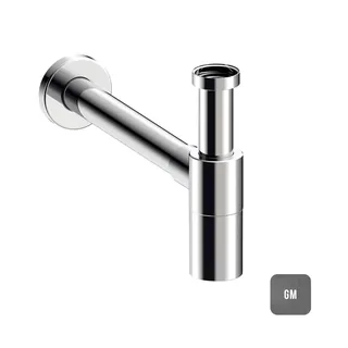 Сифон, Almar, бутылочный, цвет-Gun Metal Brushed PVD (Товар заказной, возврату не подлежит)