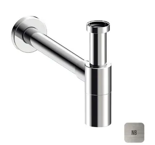 Сифон, Almar, бутылочный, цвет-Nickel Brushed (Товар заказной, возврату не подлежит)