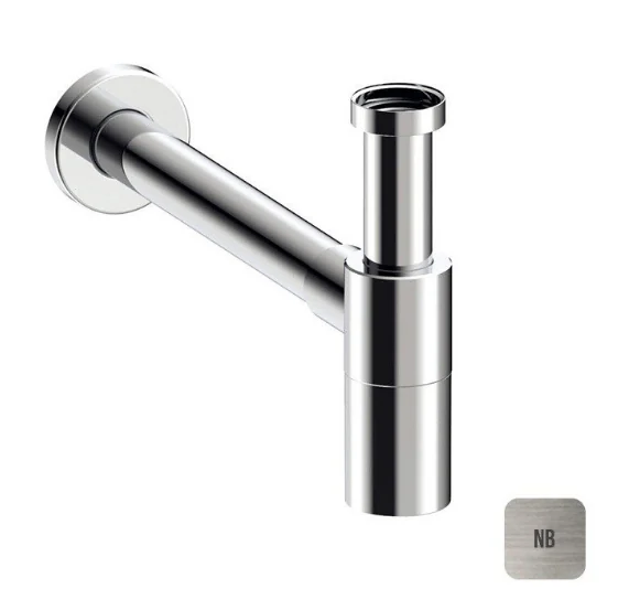 Сифон, Almar, бутылочный, цвет-Nickel Brushed (Товар заказной, возврату не подлежит)