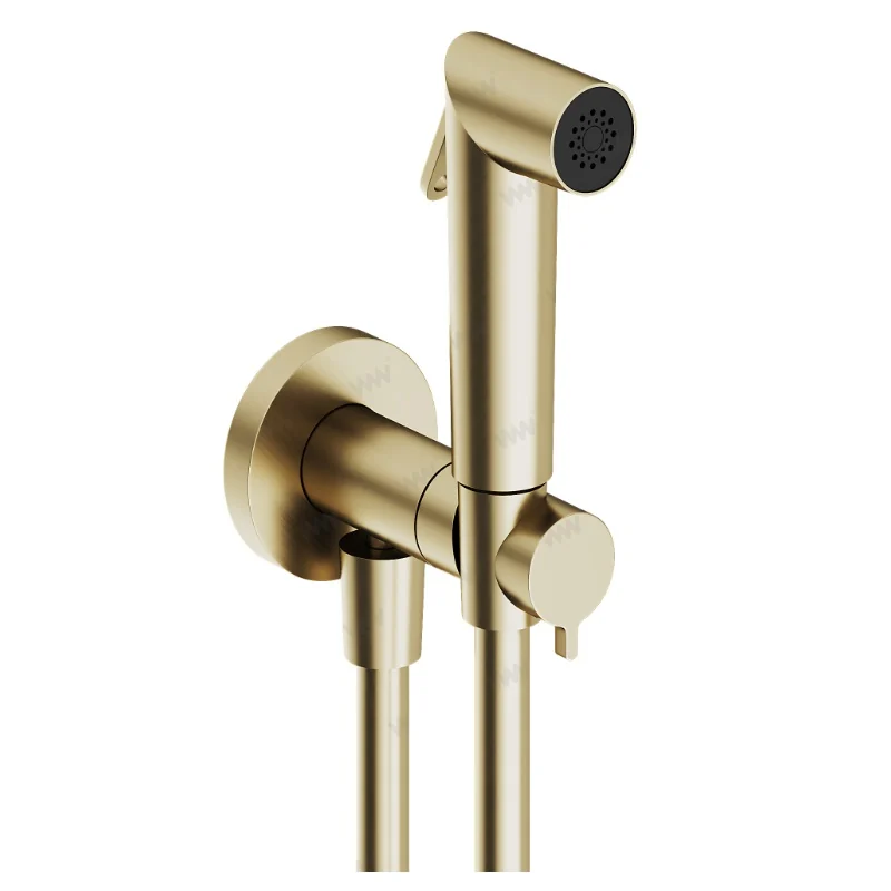 Гигиенический душ, Almar, Shut Off, цвет-High Brass Brushed PVD (Товар заказной, возврату не подлежит)