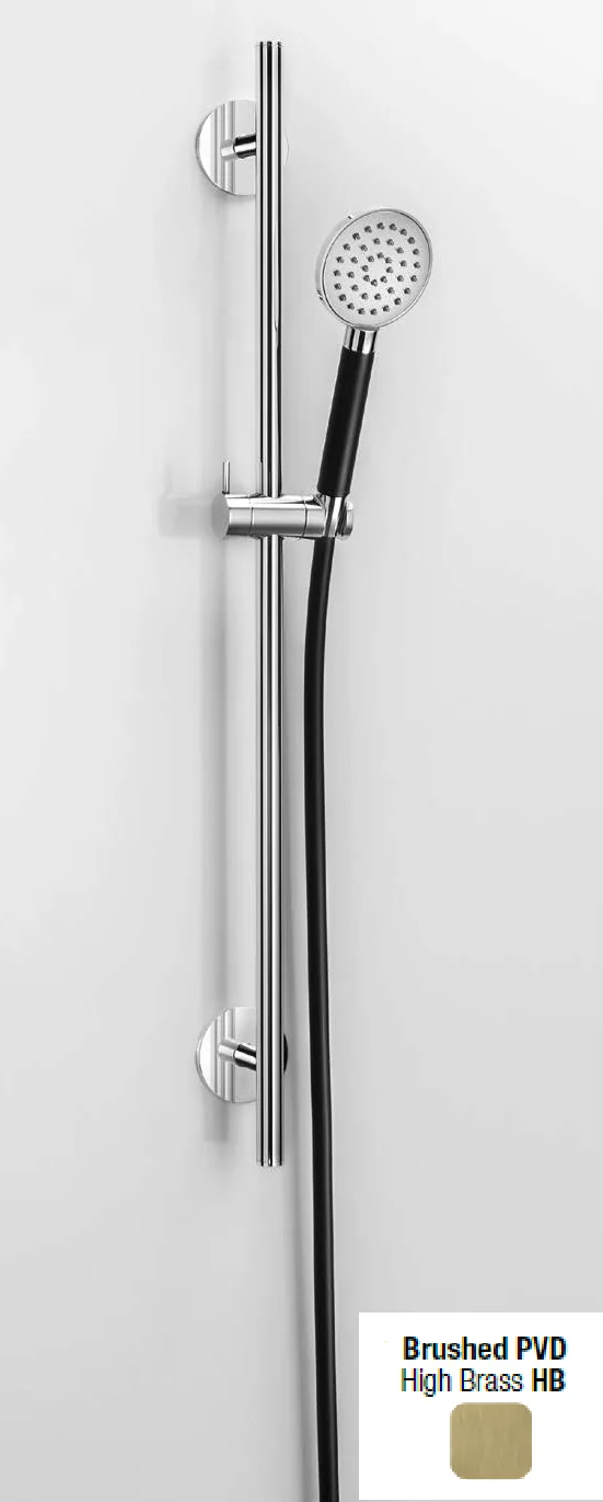 Душевой гарнитур, Almar, Sliding Rails set, 90*224, цвет-High Brass Brushed PVD (Товар заказной, возврату не подлежит)