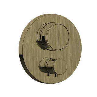 Смеситель для душа, Almar, Core, на 2 потребителя, цвет-High Brass Brushed PVD (Товар заказной, возврату не подлежит)