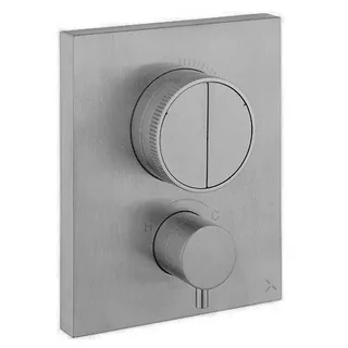 Смеситель для душа, Almar, Core, на 2 потребителя, цвет-Brushed Nickel (Товар заказной, возврату не подлежит)
