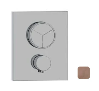 Смеситель для душа, Almar, Core, на 3 потребителя, цвет-Copper Brushed PVD (Товар заказной, возврату не подлежит)