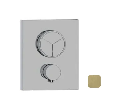 Смеситель для душа, Almar, Core, на 3 потребителя, цвет-High Brass Brushed PVD (Товар заказной, возврату не подлежит)
