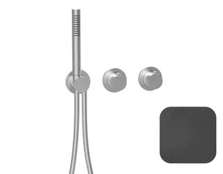 Смеситель для душа, Almar, Water Control Modular, на 2/3 потребителя, цвет-Absolute Black Brushed PVD (Товар заказной, возврату не подлежит)