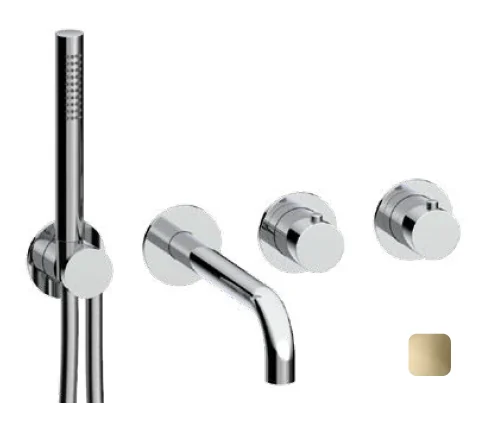 Смеситель для ванны и душа, Almar, Water Control Modular, цвет-Gold Polished PVD (Товар заказной, возврату не подлежит)