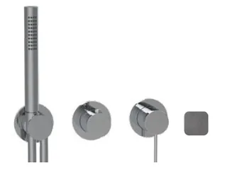Смеситель для душа, Almar, 316 Stainless Steel, на 2/3 потребителя, цвет-Gun Metal Brushed PVD (Товар заказной, возврату не подлежит)