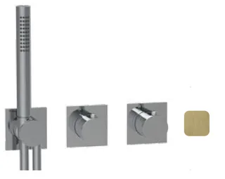 Смеситель для душа, Almar, Water Control Modular, на 2/3 потребителя, цвет-Brushed PVD High Brass (Товар заказной, возврату не подлежит)