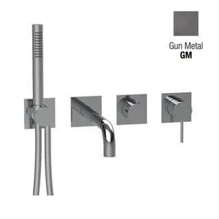 Смеситель для ванны и душа, Almar, Water Control Modular, цвет-Gun Metal Brushed PVD (Товар заказной, возврату не подлежит)