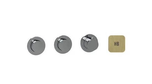Смеситель для душа, Almar, Water Control Modular, на 2 потребителя, цвет-High Brass Brushed PVD (Товар заказной, возврату не подлежит)