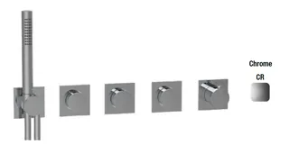 Смеситель для душа, Almar, Modular Push, на 3 потребителя, цвет-хром (Товар заказной, возврату не подлежит)