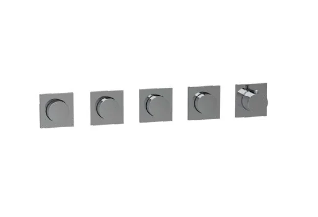 Смеситель для душа, Almar, Modular Push, на 4 потребителя, цвет-хром (Товар заказной, возврату не подлежит)