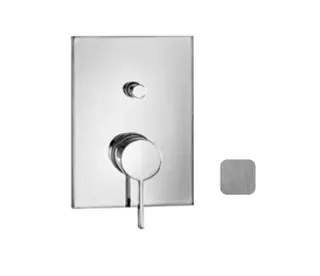 Смеситель для душа, Almar, Core, на 2 потребителя, с переключателем, цвет-Brushed Nickel (Товар заказной, возврату не подлежит)