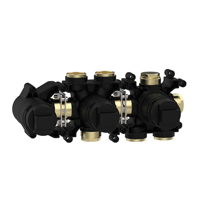 Внутренняя часть, Almar, Water Control Modular, однорычажного смесителя с переключателем на 3 положения, горизонтальный модуль для душа (Товар заказной, возврату не подлежит)
