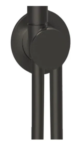Шланговое подсоединение, Almar, Showers Accessories с держателем и шлангом, цвет-черный матовый (Товар заказной, возврату не подлежит)