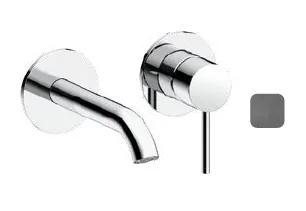 Смеситель для раковины, Almar, цвет-Gun Metal Brushed PVD (Товар заказной, возврату не подлежит)