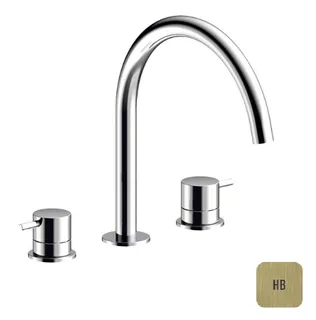 Смеситель для раковины, Almar, цвет-High Brass Brushed PVD (Товар заказной, возврату не подлежит)