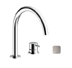 Смеситель для раковины, Almar, цвет-Nickel Brushed (Товар заказной, возврату не подлежит)