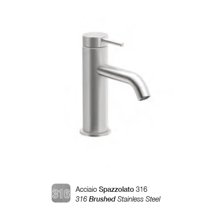 Смеситель для раковины, Almar, на раковину/столешницу, цвет-Stainless Steel AISI 316 (Товар заказной, возврату не подлежит)
