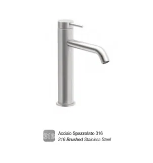 Смеситель для раковины, Almar, на раковину/столешницу, цвет-Stainless Steel AISI 316 (Товар заказной, возврату не подлежит)