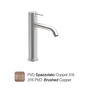 Смеситель для раковины, Almar, на раковину/столешницу, цвет-Copper Brushed PVD 316 (Товар заказной, возврату не подлежит)