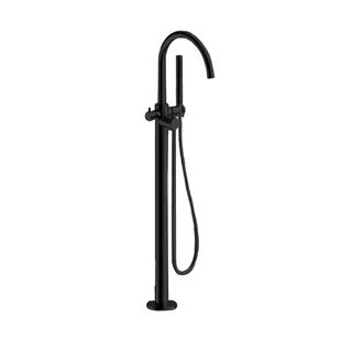 Смеситель для ванны и душа, Almar, напольный, цвет-Absolute Black Brushed PVD (Товар заказной, возврату не подлежит)