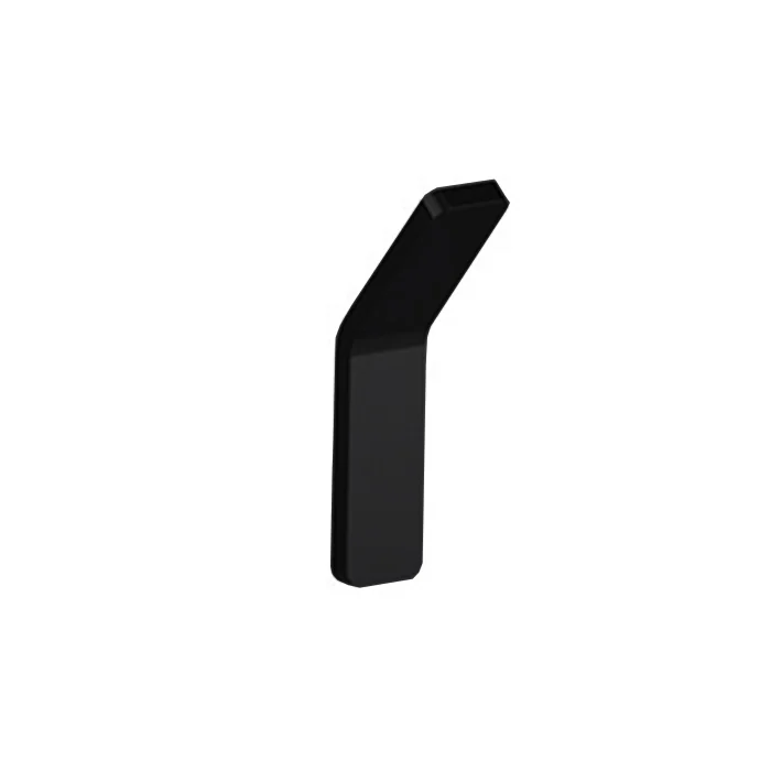 Крючок, Almar, Showers Accessories, шгв 22*38*100, цвет-черный матовый (Товар заказной, возврату не подлежит)