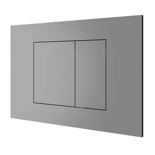 Клавиша смыва, Almar, WC Plate, для унитаза, шгв 245*5*165, цвет-Brushed Stainless Steel (Товар заказной, возврату не подлежит)