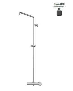 Душевая стойка, Almar, Shower Columns, цвет-Absolute Black Brushed PVD (Товар заказной, возврату не подлежит)