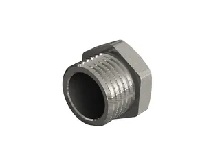 Заглушка, ELSEN, Tin plated Metalit, Н, 1 1/2", латунь с покрытием TIN (олово), CN