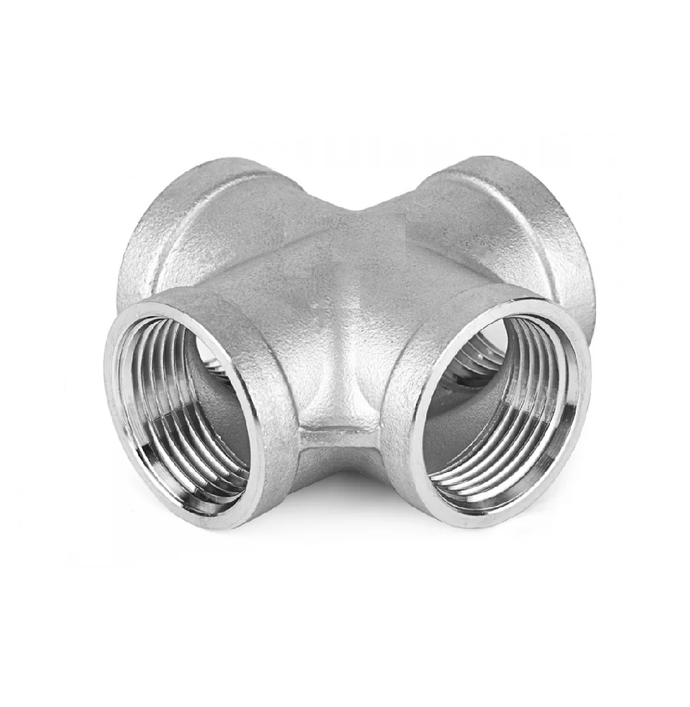 Крестовина, ELSEN, Tin plated Metalit, ВВ, 1", латунь с покрытием TIN (олово), равнопроходная, CN