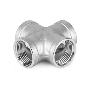 Крестовина, ELSEN, Tin plated Metalit, ВВ, 3/4", латунь с покрытием TIN (олово), равнопроходная, CN