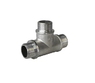 Тройник, ELSEN, Tin plated Metalit, ННН, 1/2", 1/2", 1/2", латунь с покрытием TIN (олово), равнопроходной, CN