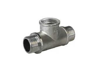 Тройник, ELSEN, Tin plated Metalit, НВН, 1/2", 1/2", 1/2", латунь с покрытием TIN (олово), равнопроходной, CN