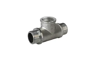 Тройник, ELSEN, Tin plated Metalit, НВН, 1/2", 1/2", 1/2", латунь с покрытием TIN (олово), равнопроходной