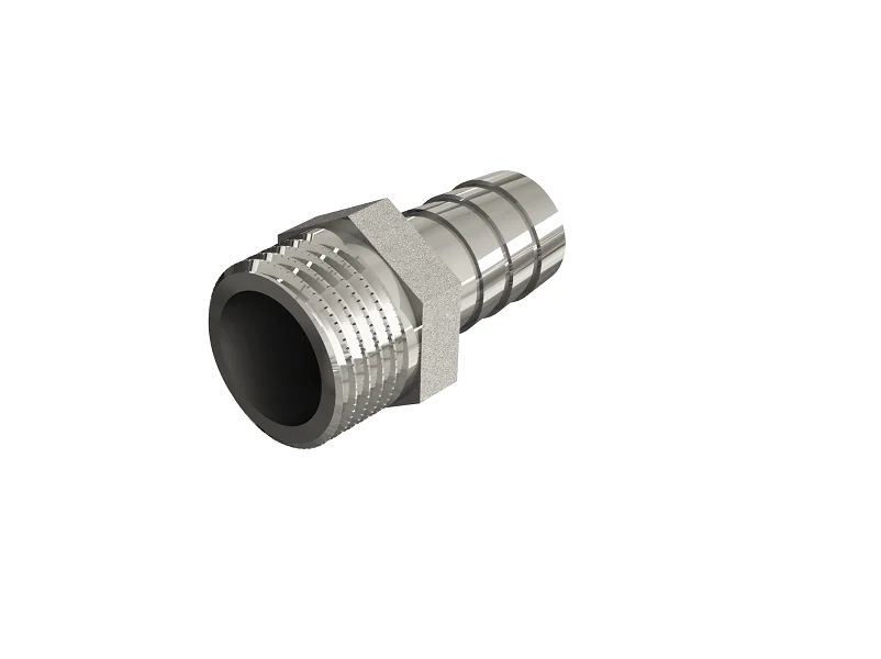 Штуцер, ELSEN, Tin plated Metalit, Н, 1/2", 16, латунь с покрытием TIN (олово)