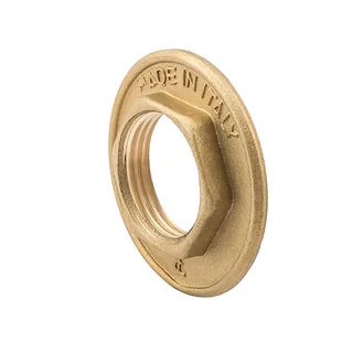 Гайка стопорная, ELSEN, Metalit, В, 3/4", латунь, с фланцем — иконка