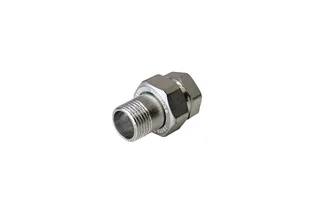 Сгон американка, ELSEN, Tin plated Metalit, прямой, НВ, 3/4", 3/4", латунь с покрытием TIN (олово), с плоским уплотнением
