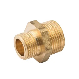 Ниппель, ELSEN, Metalit, НН, 3/4", 1", латунь, переходной, CN — иконка