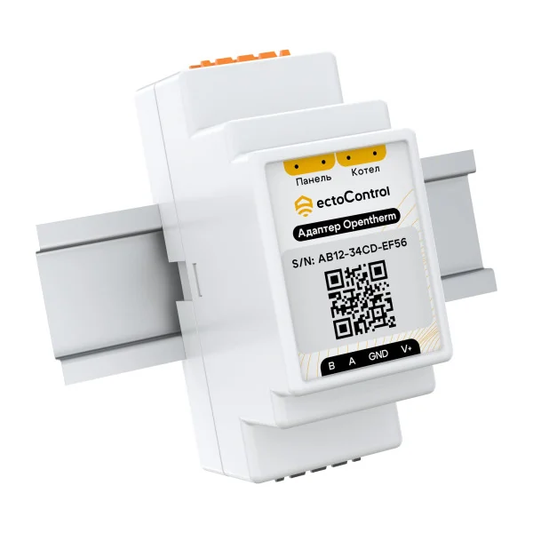Адаптер, ectoControl, OpenTherm, DIN, RS485 (Modbus)